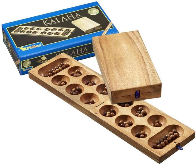Philos slap kalaha spil - træbrætspil for 2 spillere fra 6 år