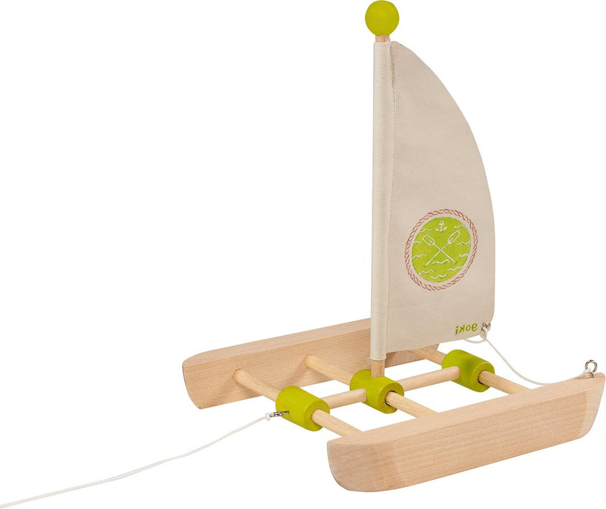 Goki Wood Catamaran Kit, 11dlg.