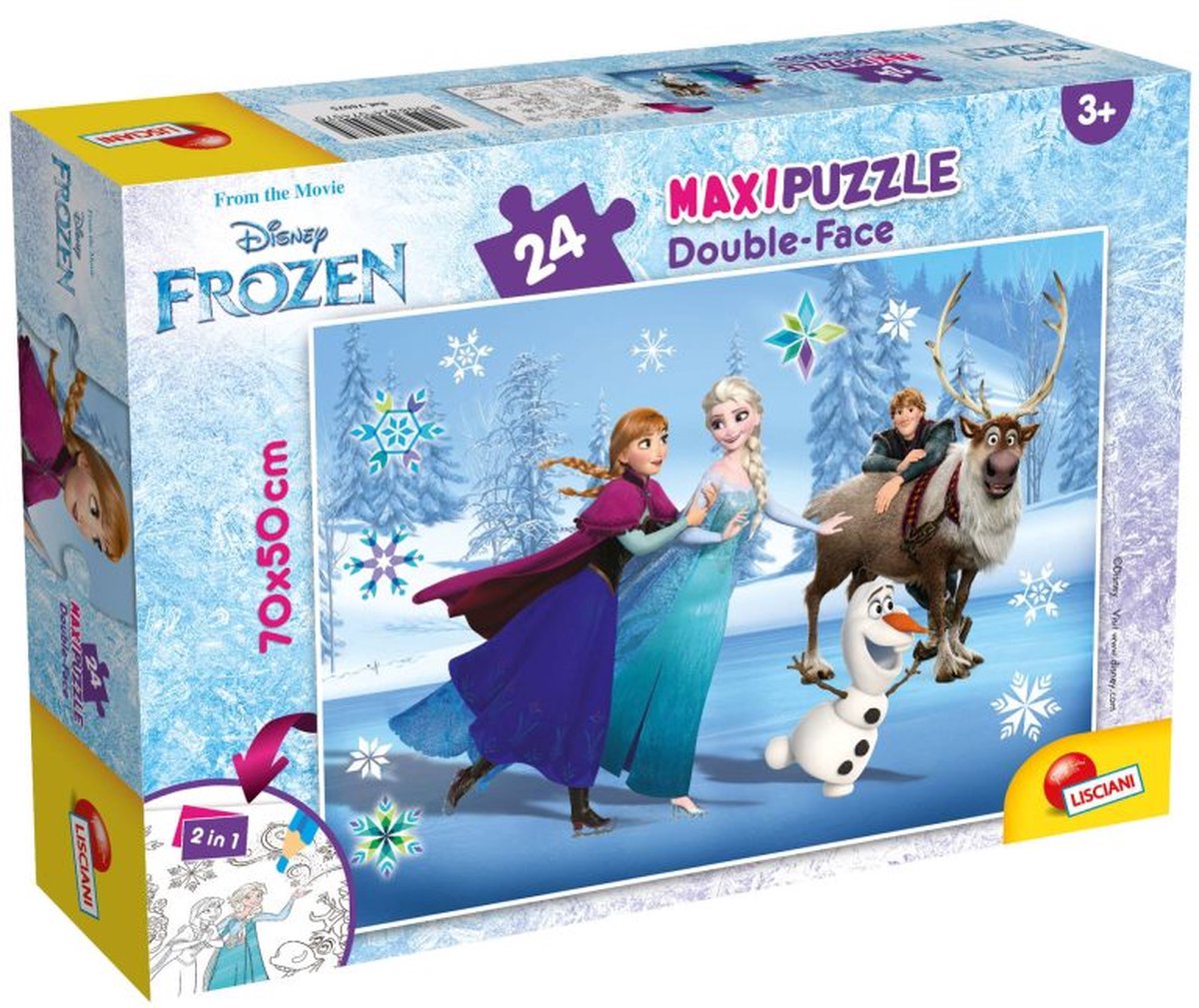Lisciani disney puslespil df maxi floor 24 frozen