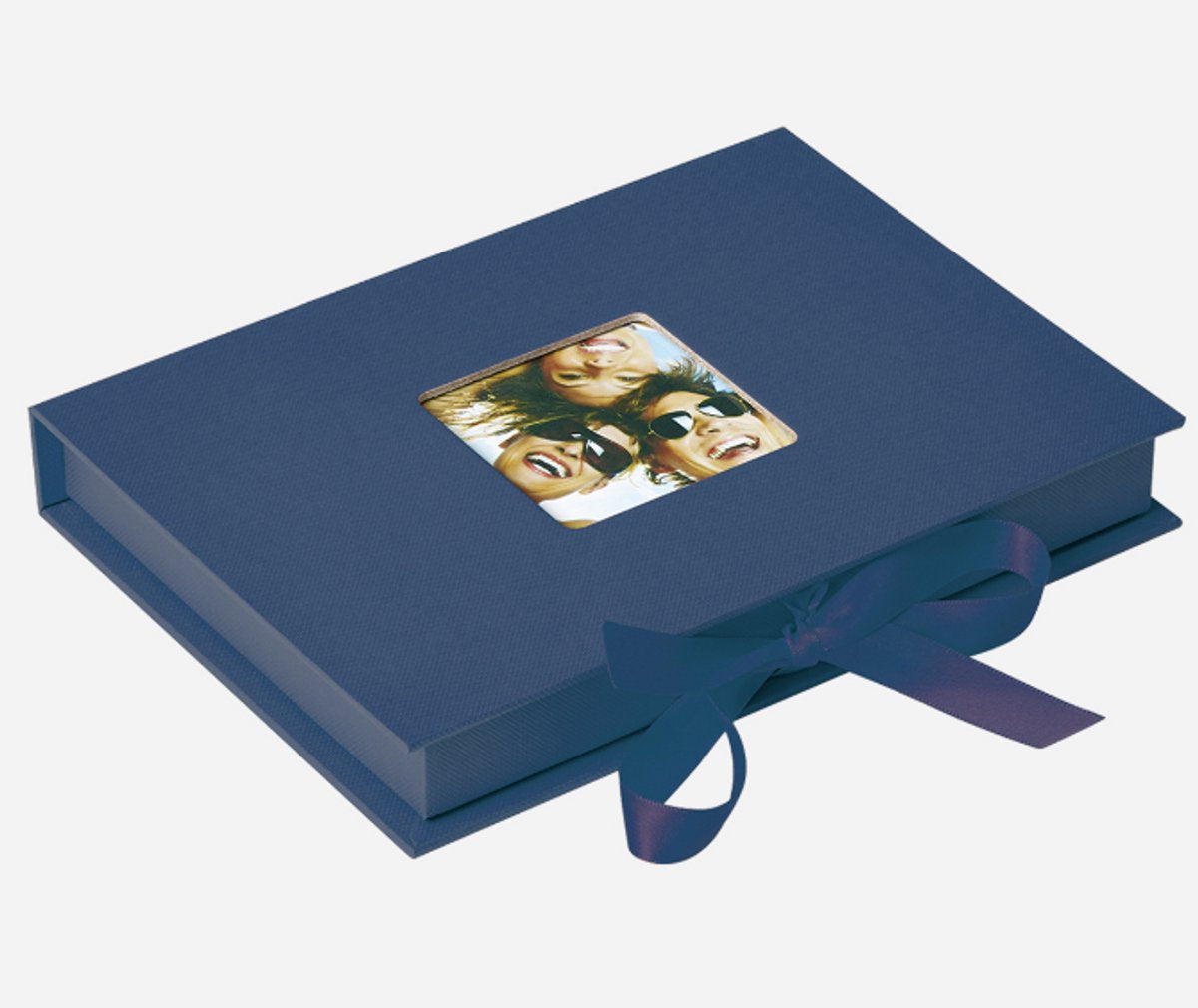 Walther fb-112-l fun - billedopbevaringsboks - størrelse 20 x 15 x 3 cm - 70 billeder 13 x 18 cm - blå