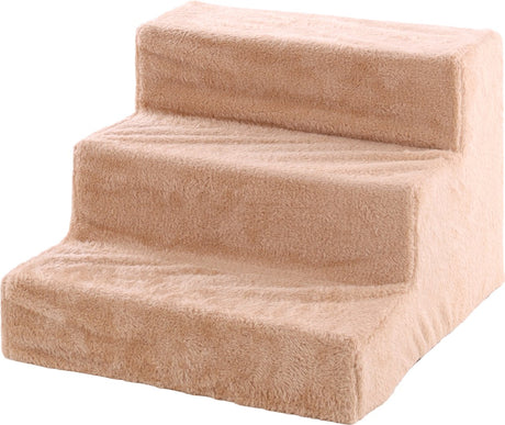Flamingo hundetrappe – let trin – hundetrappe – hundetrin – hundetrappe 3 trin – 41x43x30 cm – beige