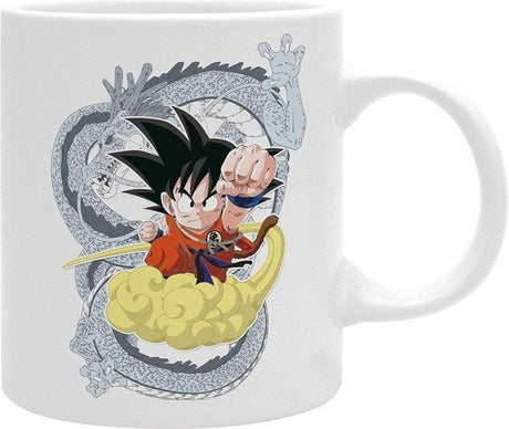 Umærket sans marque dragon ball - krus - 320 ml - db goku shenron - subli - box x2