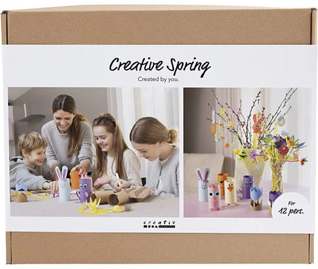Creativ firmagruppesæt kreativt forår, forårsfarver, 1 æske