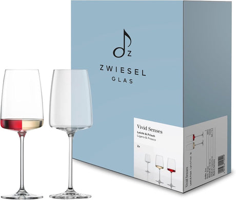 Zwiesel glas vivid senses vinglas lys frisk 2 - 0,363 ltr - sæt med 2