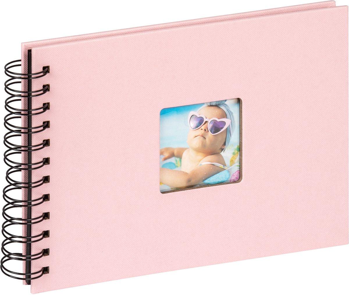 Walther sa-109-br sjovt baby udvalg - spiral album - størrelse 23 x 17 cm - pink