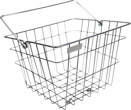 Steco trådkurv vintage stål krom