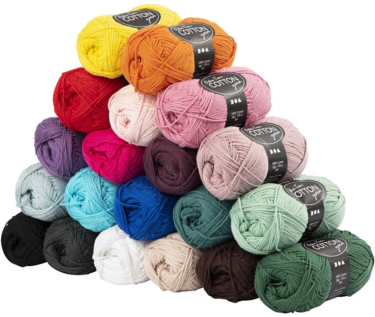 Creativ virksomhed https: www.cchobby.nl bomuldsgarn-size-8-4-l-170-m-content-can-vari-diverse-colors-20x50-gr-1-box