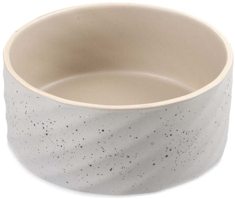 Duvo plus middagstid spiseskål sten bølget klit l-2100ml-21,5x21,5x8cm grågrøn
