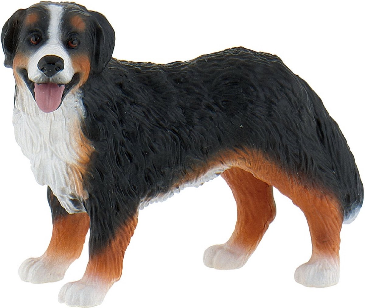 Bullyland 65449 – legefigur og samlerfigur Berner Sennenhund Bianca – ca. 5,5 cm – naturtro og detaljeret design – ideel som kagefigur og lille gave til børn fra 3 år.