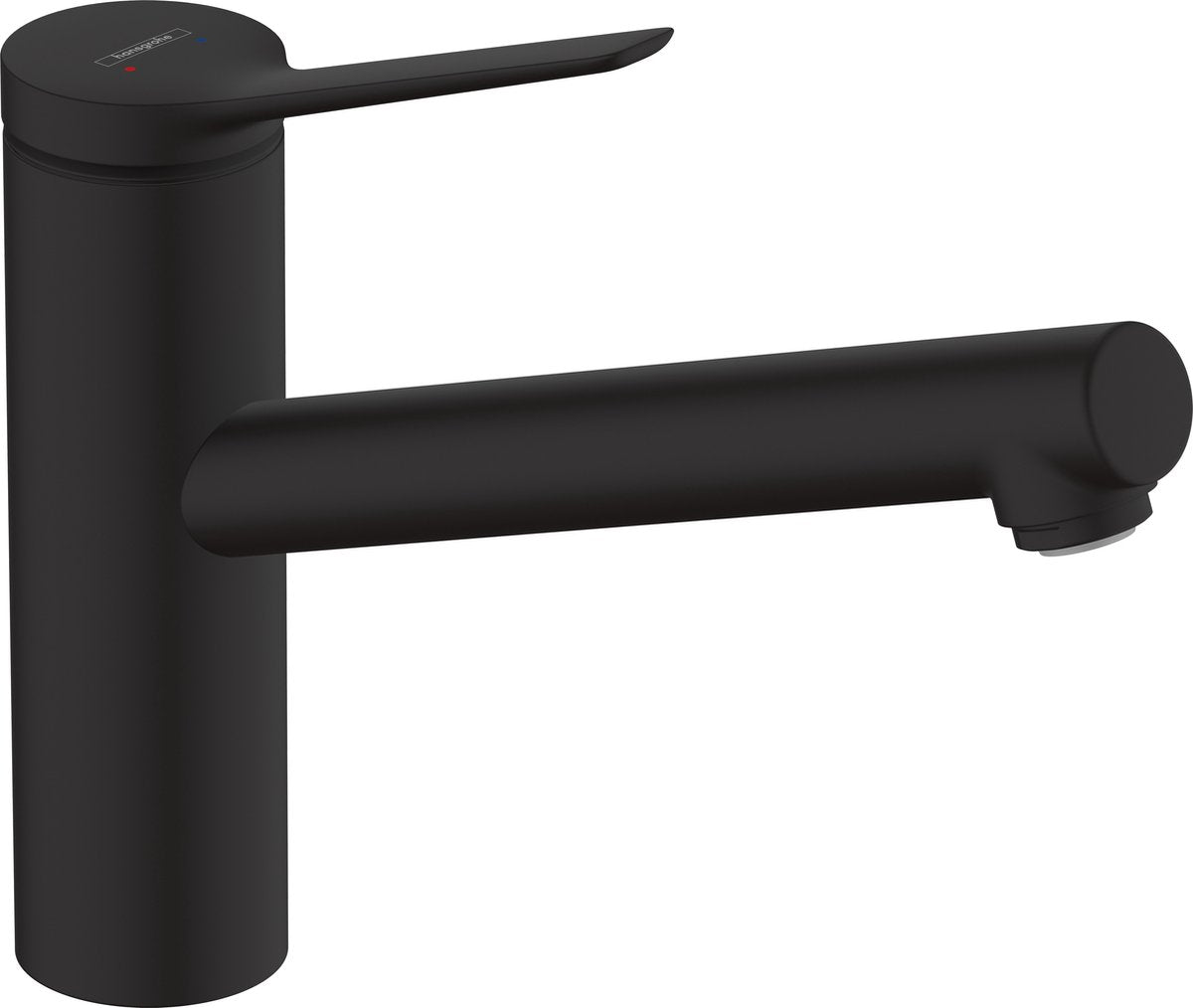 Hansgrohe zesis m33 - køkkenblandingsbatteri - etgrebsbetjening - 150 mm størrelse - 1 jetfunktion - mat sort