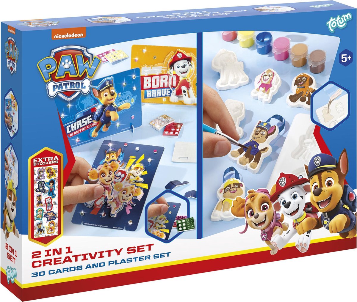 Totum paw patruljefartøjssæt, 2i1