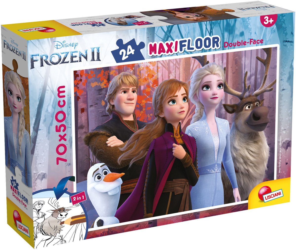 Lisciani disney puslespil df maxi floor 24 frozen 2