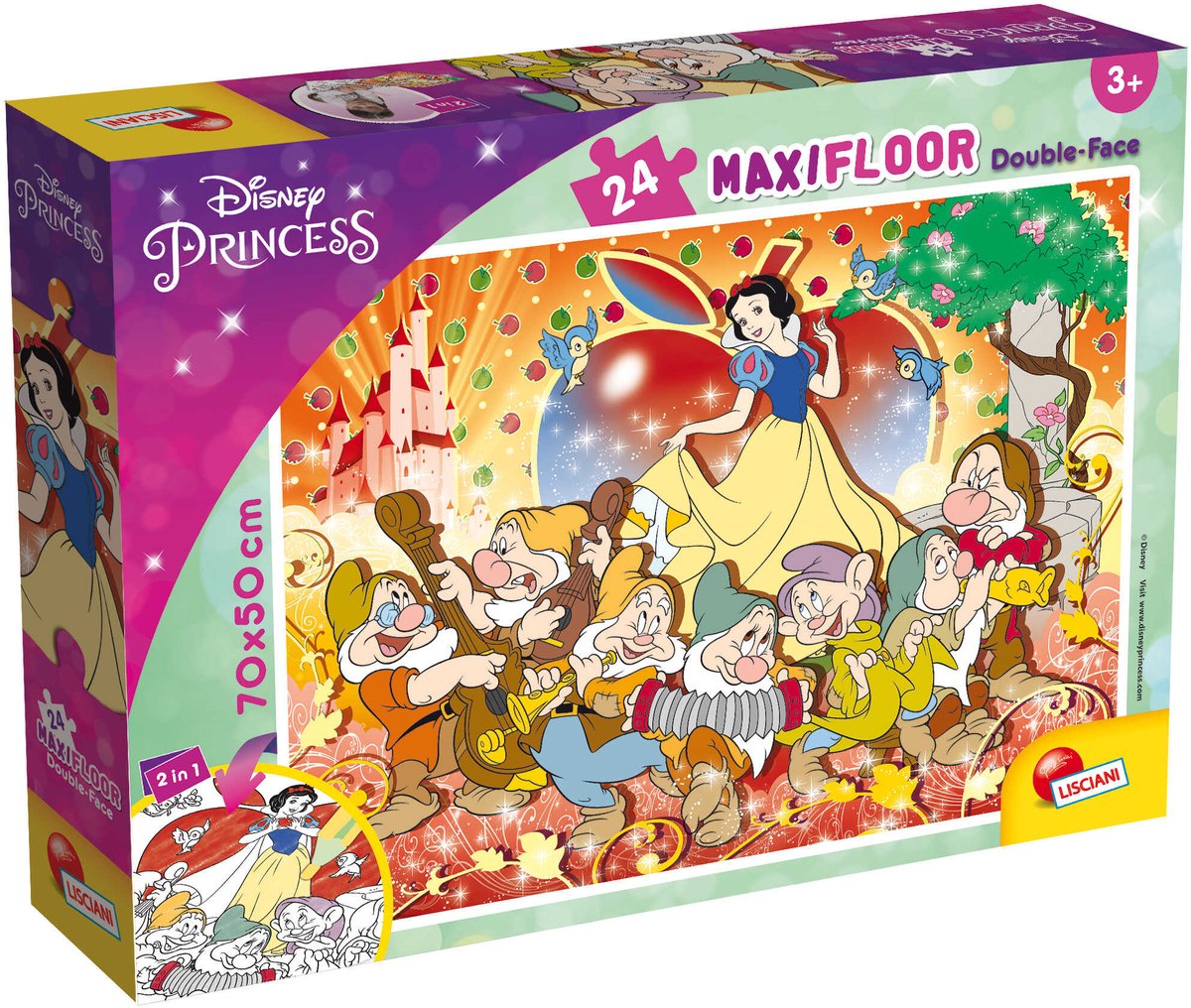 Lisciani disney puslespil df maxi floor 24 biancaneve