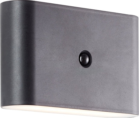 Brilliant xino - genopladelig magnetisk væglampe på batteri trådløs - med bevægelsessensor - ip44 - led 4w - 300 lumen - 3000k - med batteriindikator - sort