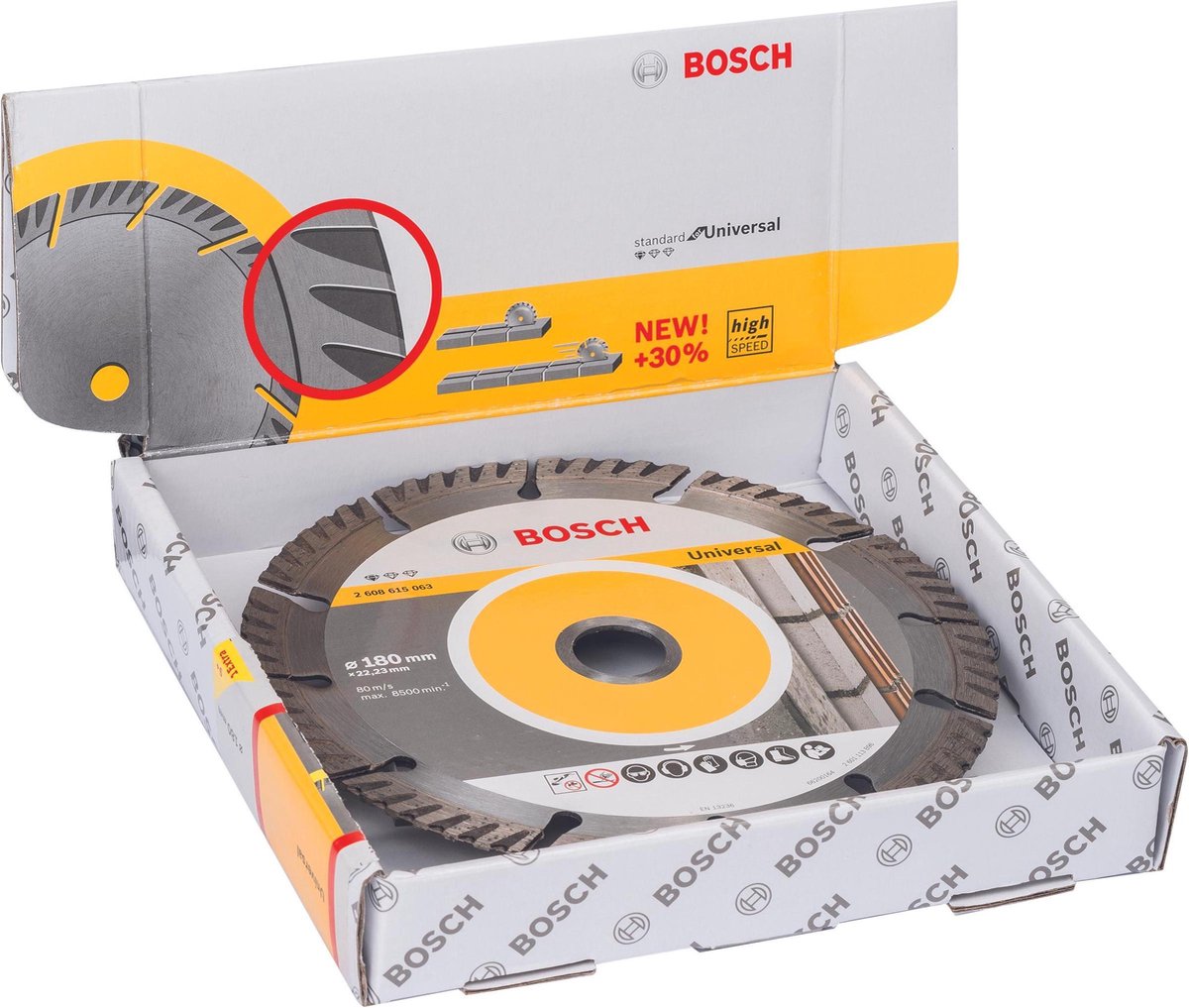 Bosch diamantskive 10x prof univ 180 22.23