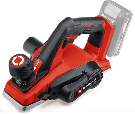 Einhell akku høvl te-pl 18 82 li solo - power x-change - 18 v li-ion - høvlebredde: 82 mm - maksimal skæredybde: 2 mm - ekskl. batteri og oplader