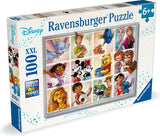 Ravensburger puslespil - Disney multifigur - 100 XXL brikker