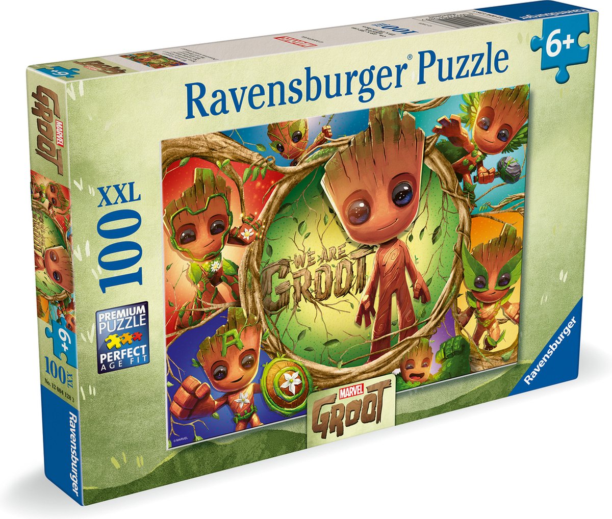 Ravensburger puslespil xxl marvel stort, 100 stk.