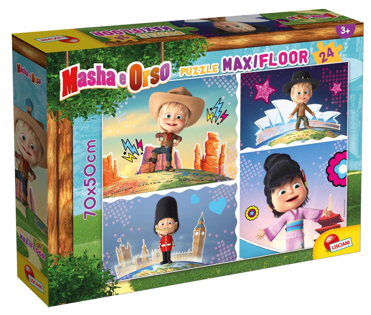 Lisciani masha puslespil maxifloor 24 - ô fantastisk!