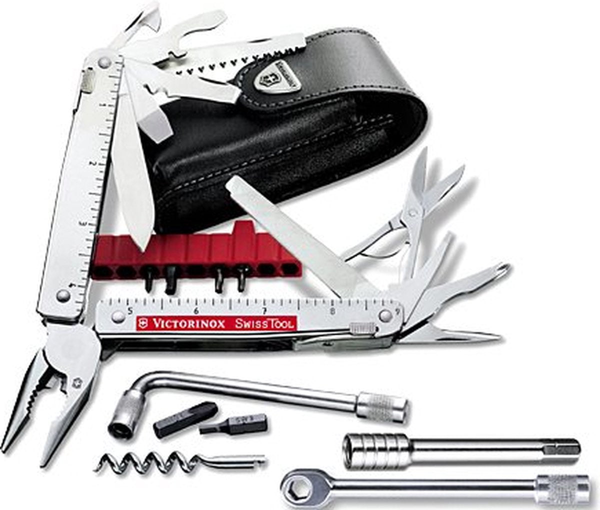 Victorinox multiværktøj, swisstool x plus skralde,