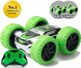 Exost rc 360 cross ii stuntbil grøn 1:18 - rc bil - styret bil - med forlygter