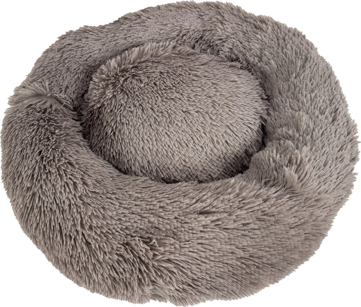 Sazzz fluffy - hundeseng - beige - 65x65x15 cm