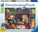 Ravensburger puslespil drømmebibliotek - puslespil - 500 storformatbrikker