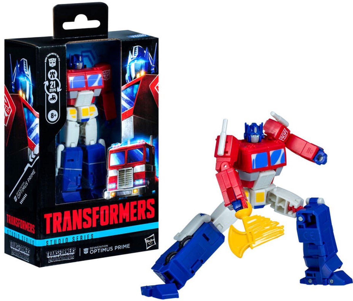 Transformers Hasbro: Devastation Studio Series Deluxe Class Action Figur Optimus Prime 11 cm Action Figur
