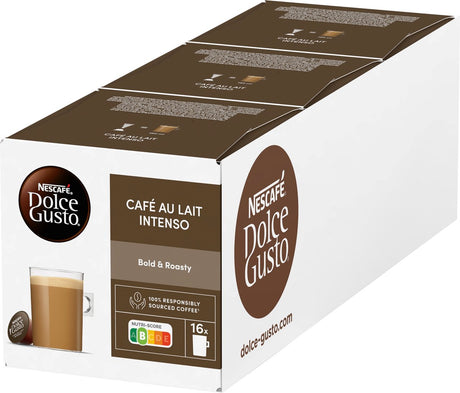 Nescafé dolce gusto kapsler cafe au lait intenso - 48 kaffekopper til 48 kopper kaffe