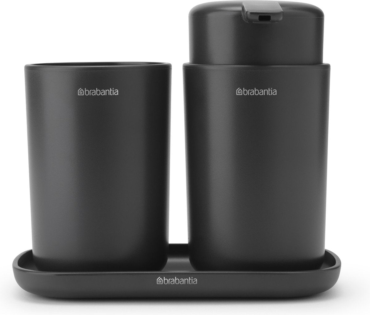 Brabantia forny badeværelsestilbehørssæt - 3-delt - mørkegrå