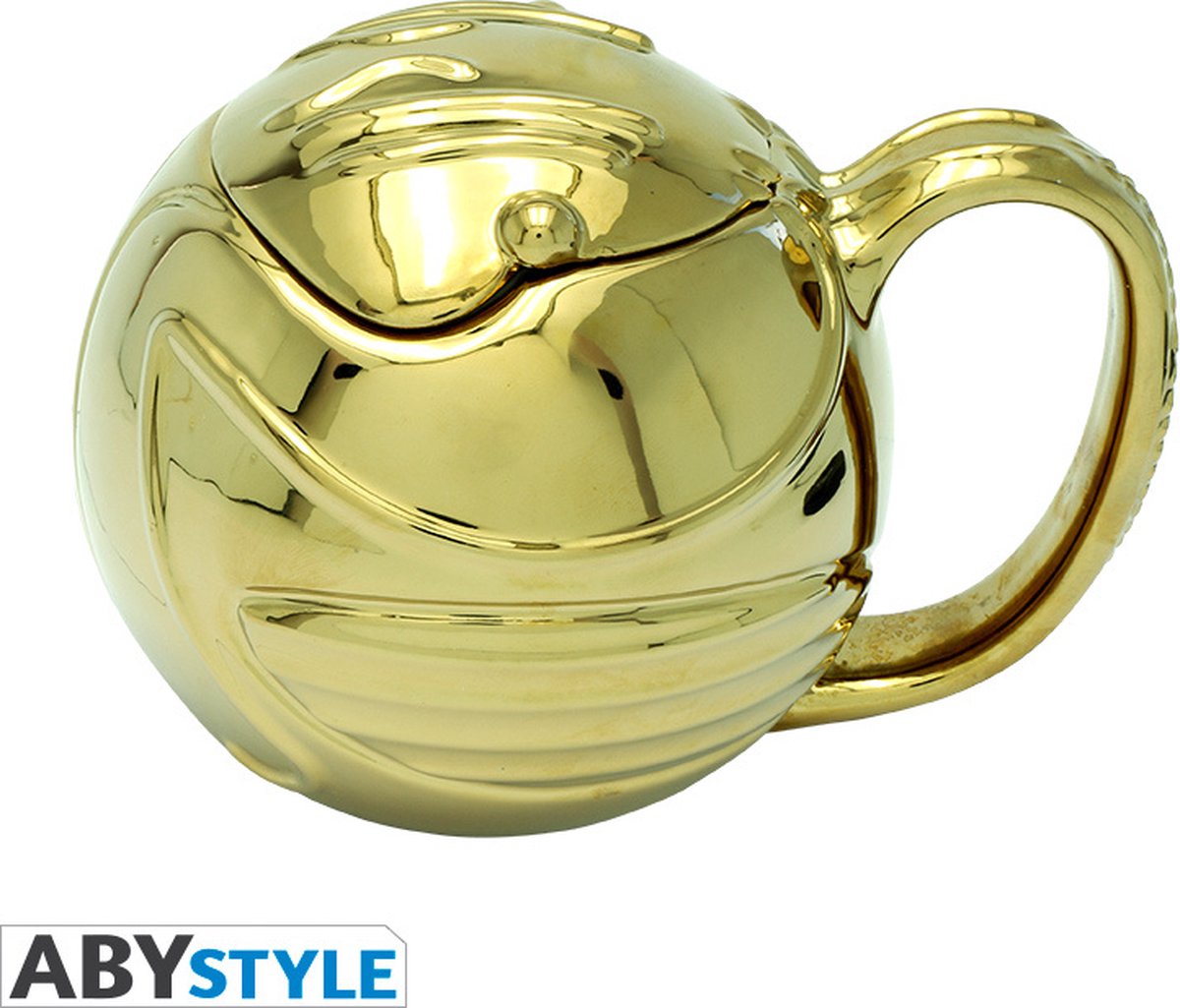 Abystyle harry potter golden snitch 3d krus - 450 ml - plastik