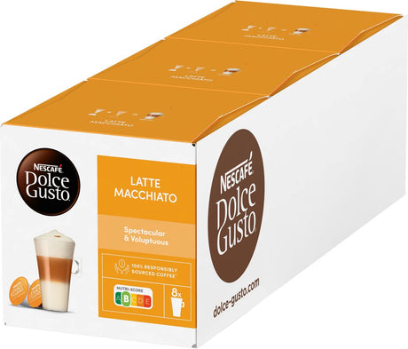 Nescafé dolce gusto kapsler latte macchiato - 48 kaffekopper til 24 kopper kaffe