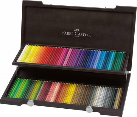 Faber-castell farveblyanter - polychromos - 120 stykker i trækasse - fc-110013