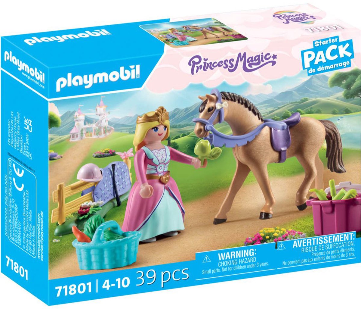 Playmobil startpakker priser magi - prinsesse med hest 71801