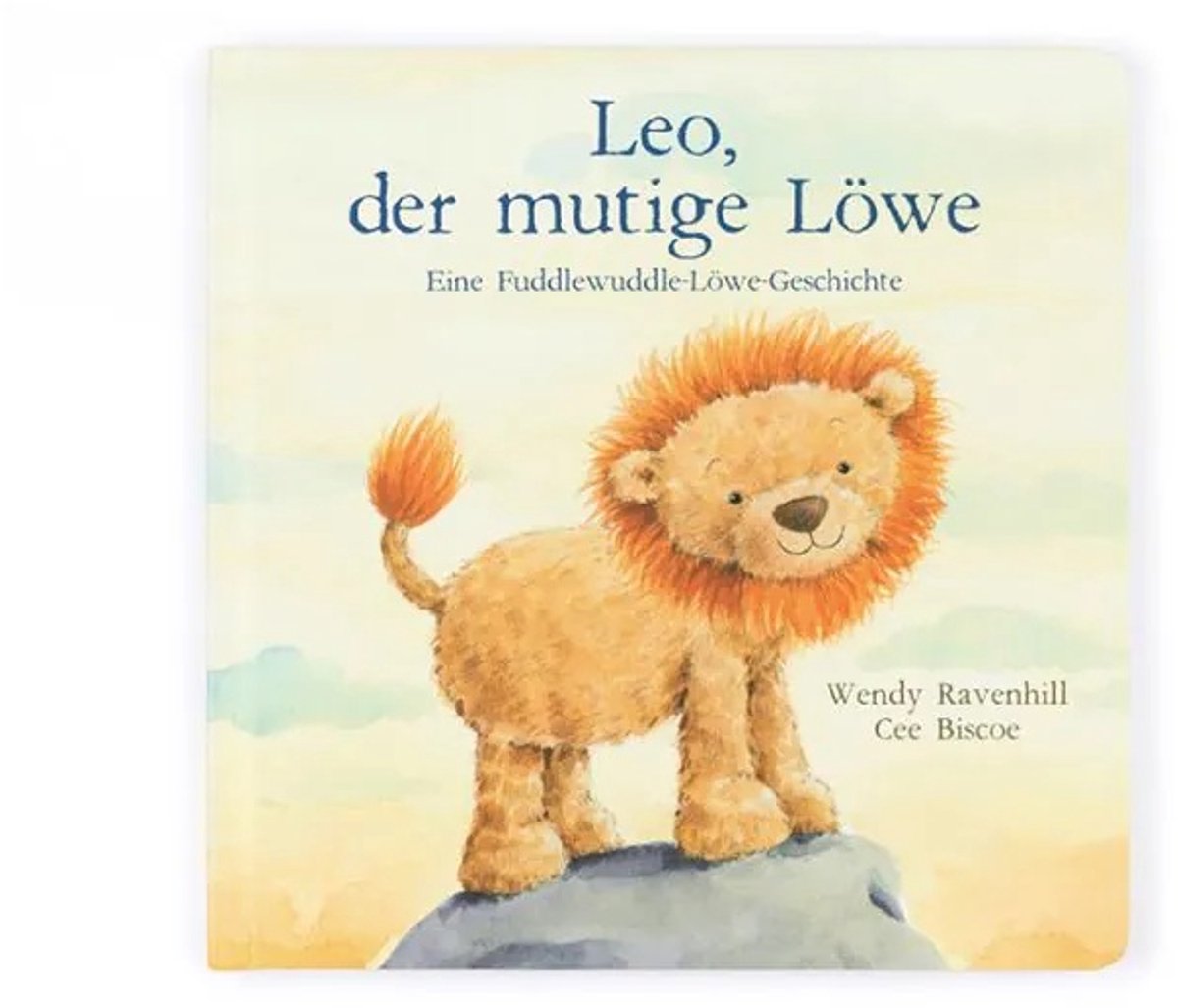 Jellycat børnebog Leo den modige løve bog nuttet.