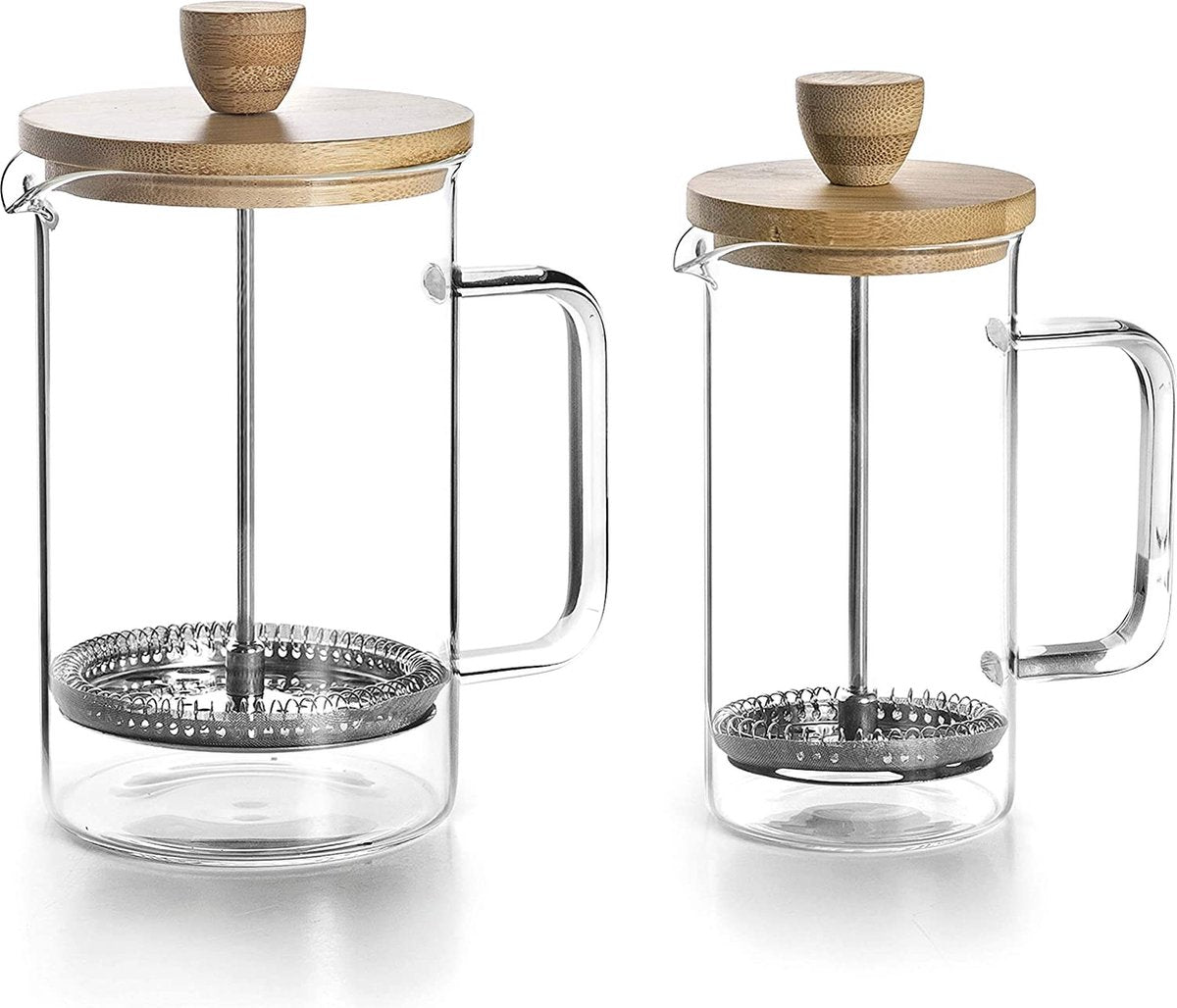 Lacor 350 ml embolus kaffemaskine i træ