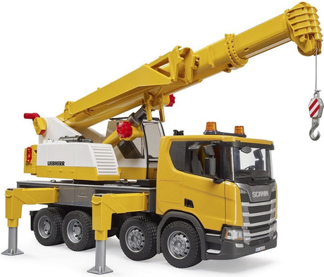 Bruder 3571 lastbil scania 560r liebherr kran med lastbil