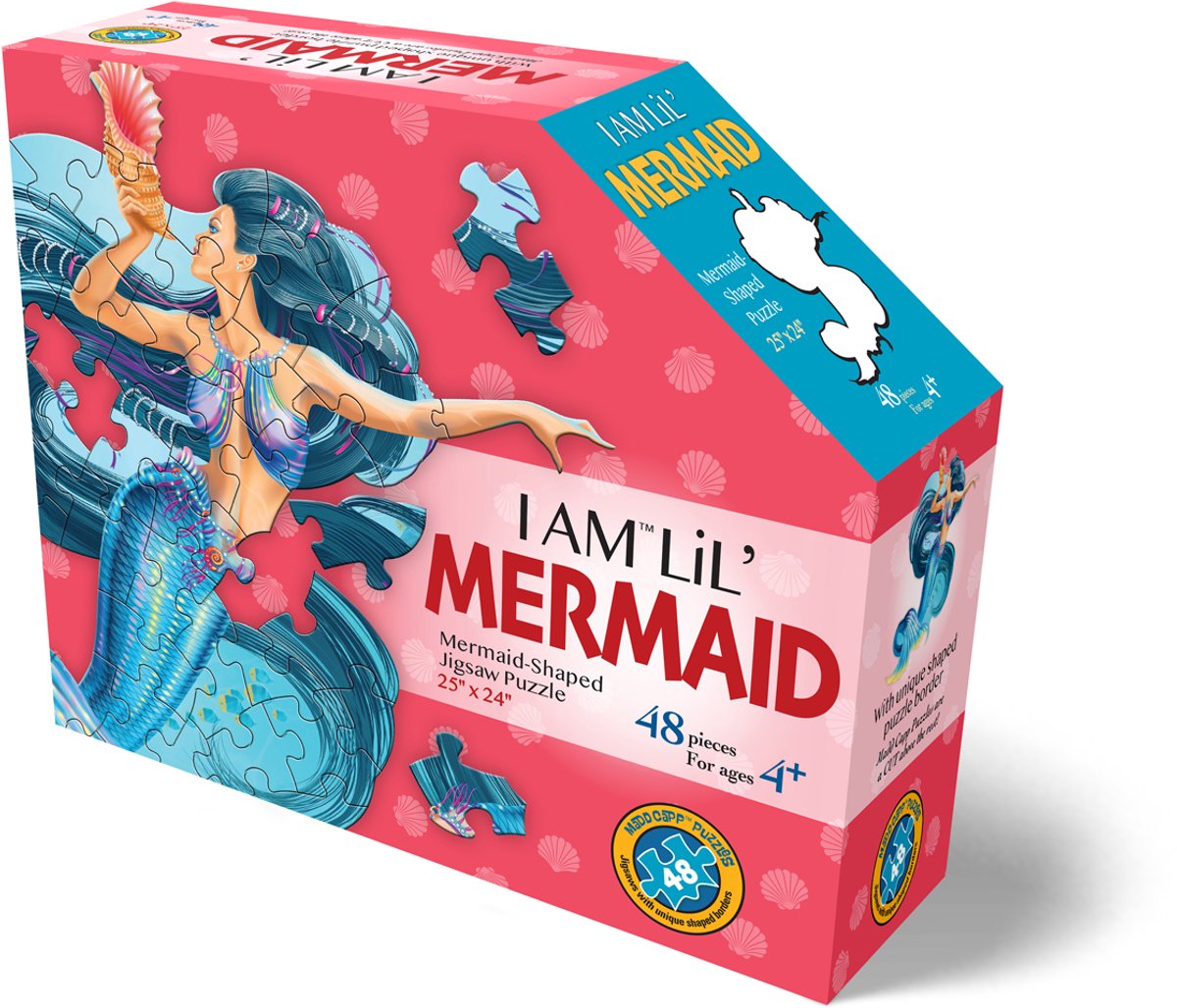 Mad capp puslespil havfrue fantasy 48 stykker pap børn.