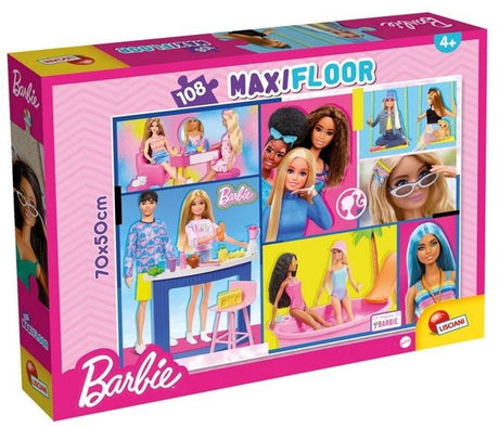 Lisciani barbie puslespil maxifloor 108