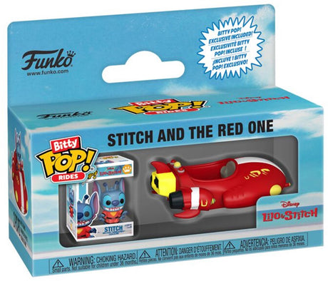 Funko lilo stitch stitch og den røde (bitty pop! ride) vinyl figur unisex pop! - neutral - standard