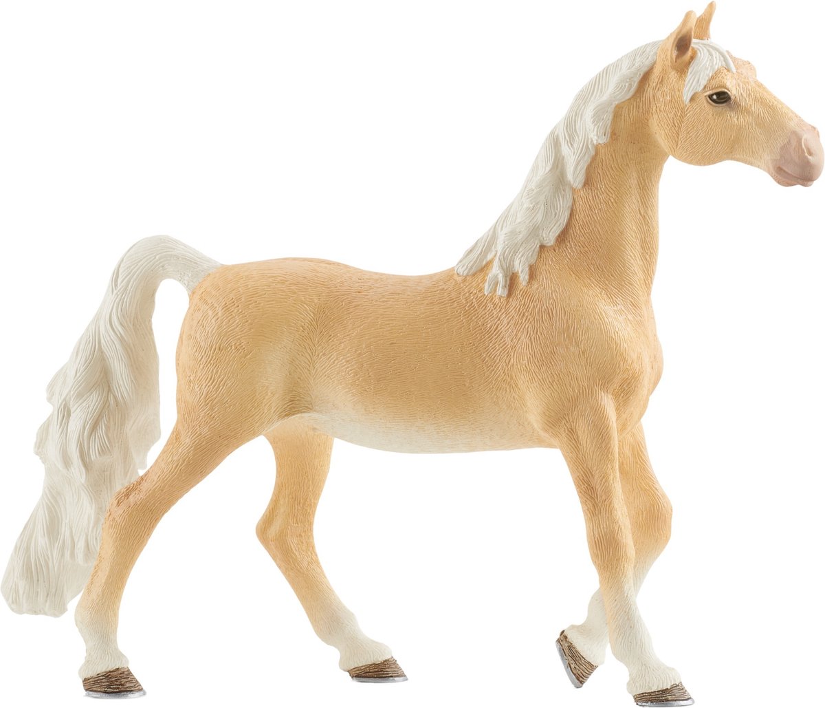 Schleich hesteklub - amerikansk sadelhoppe - legefigur - børnelegetøj til drenge og piger - 5 til 12 år - 13912
