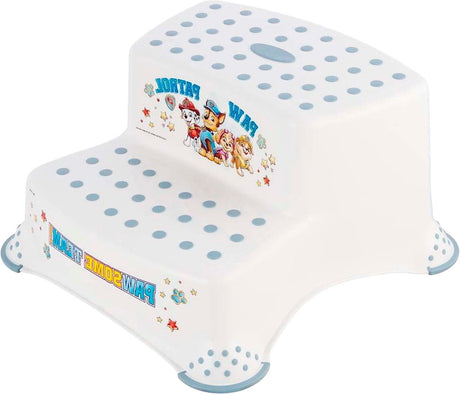 Keeper paw patrulje - trin - anti-skrid platform - max 120 kg - hvid blå 2 trin