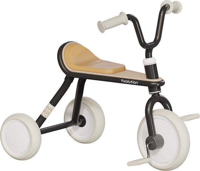Yvolution - trehjulet cykel - klassisk trike - sort