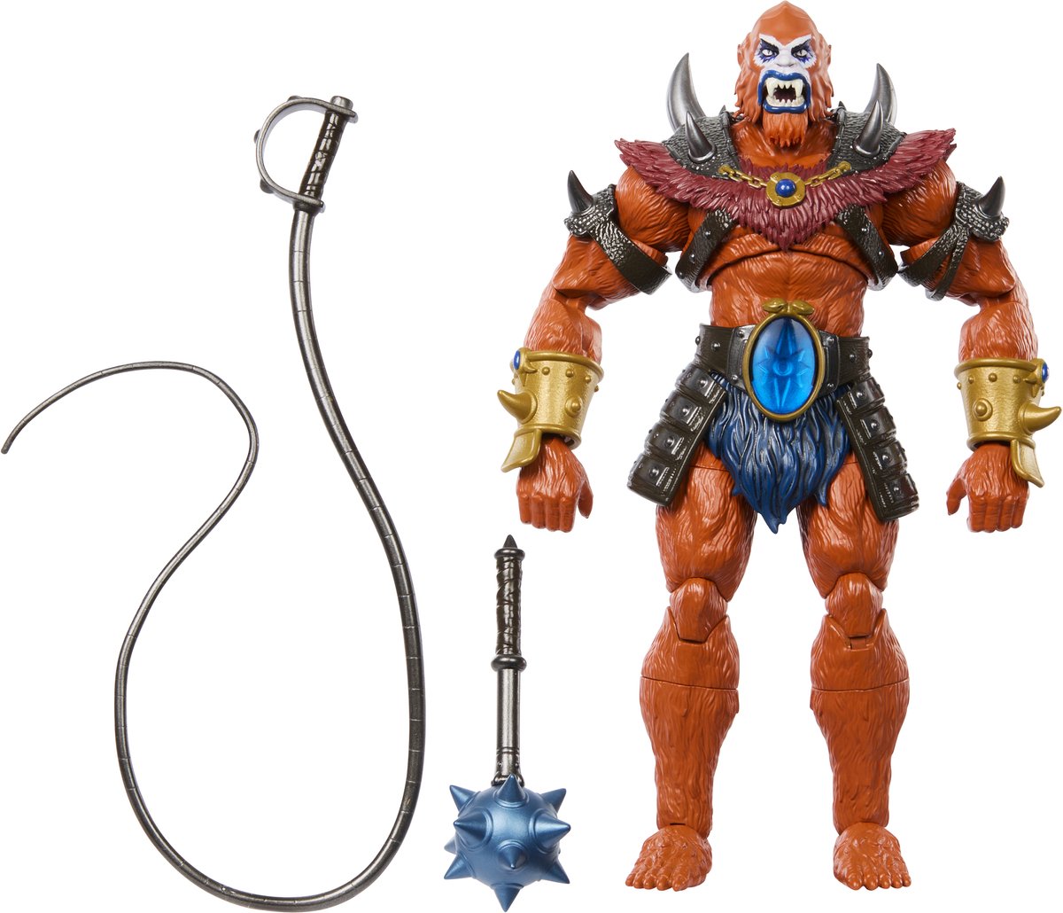 Mattel masters of the universe: new eternia masterverse actionfigur beast man 18 cm actionfigur