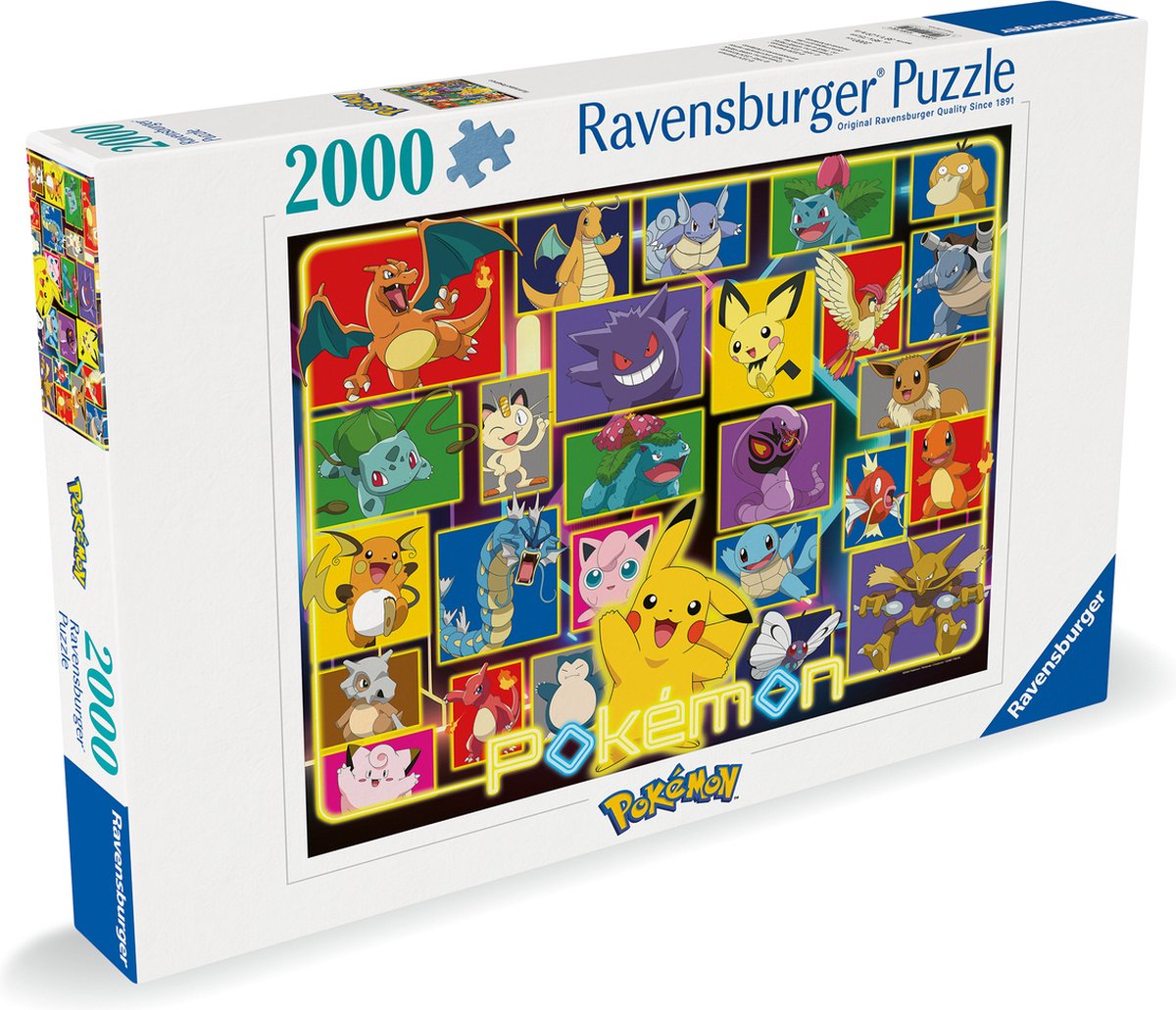 Ravensburger puslespil Pokémon - puslespil - 2000 brikker