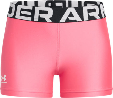 Under armor g heatgear shorty girls sports leggings - pink