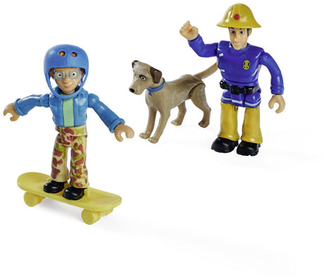 Simba brandmand sam legefigurer - sam, steele, radar - legetøjssæt.