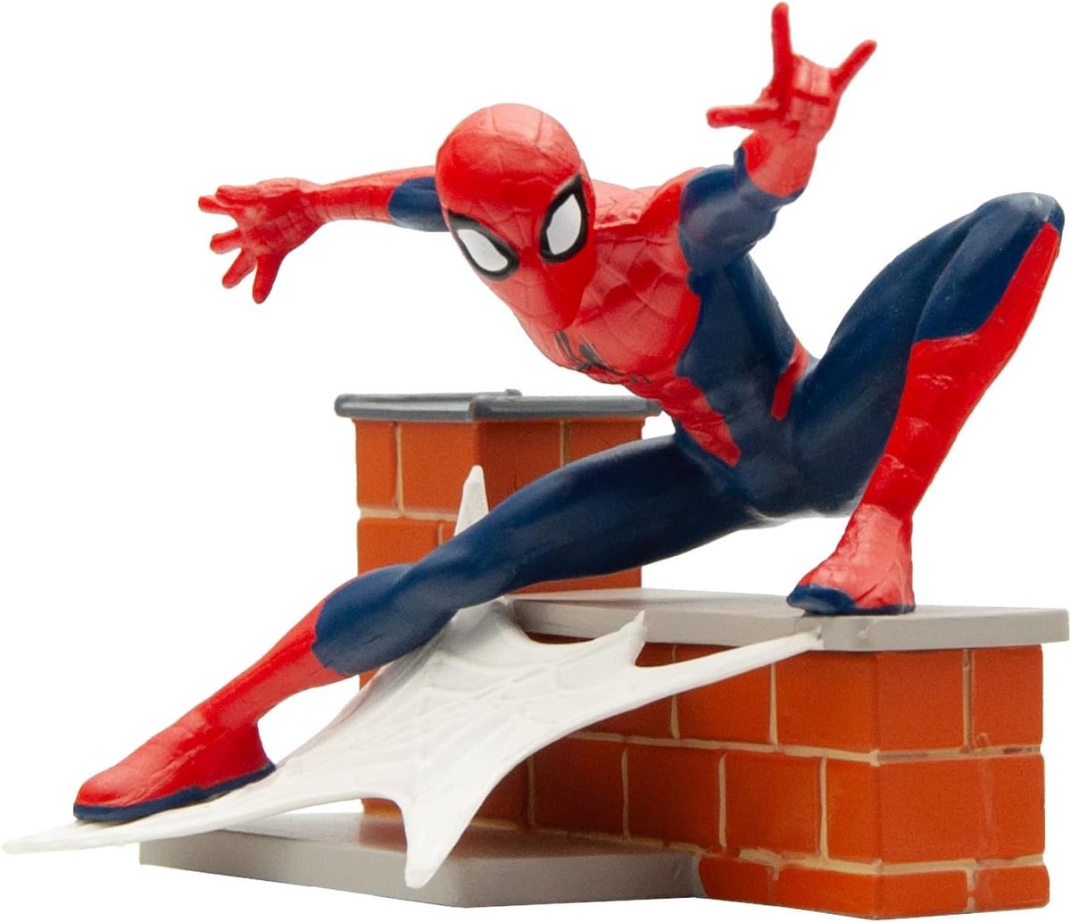 Bullyland 11334 – spillefigur og samlerfigur Spider-Man fra Avengers, ca. 7 cm – naturtro og rigt detaljerede – ideel som kagefigur og lille gave til børn fra 3 år.