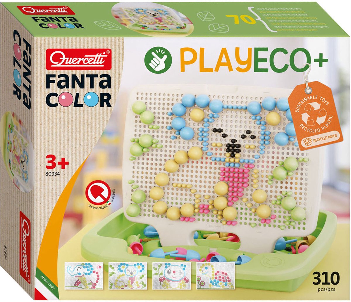 Quercetti play eco+ fantacolor indsatsmosaik (310 dele)