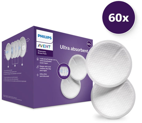 Philips avent ammeindlæg - 60 dele - forhindrer lækage